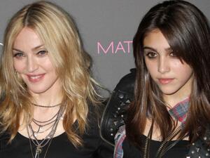 مادونا وابنتها لورديس ليون