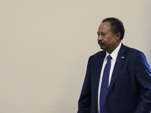 Sudanese Prime Minister Abdalla Hamdok meets with the House Foreign Affairs Committee on Capitol Hill in Washington, DC, on December 4, 2019. JIM WATSON / AFP