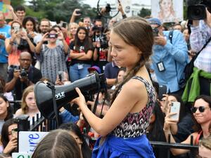 Greta Thunberg, the Swedish teenager who became the voice of conscience for a generation facing the climate change emergency, was named December 11, 2019 as Time magazine's 2019 Person of the Year. (AFP/ File Photo)