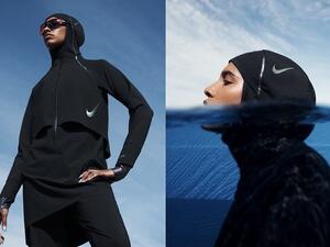 Nike announced the arrival of the company’s first full-coverage swimsuits. (Supplied/ Arab News)