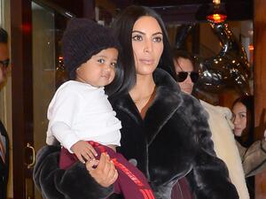 كيم كارداشيان وابنها سانت