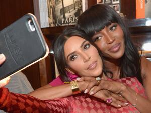 ناعومي كامبل وكيم كارداشيان