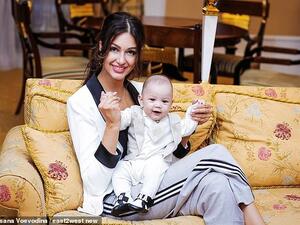 Oksana Voevodina, 27, a former Miss Russia, says she was warned via a friend that son Ismail's life is in danger amid a deeply acrimonious post-divorce dispute with Malaysia's former king. (Oksana Voevodina)