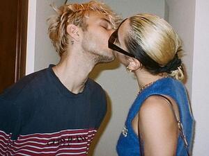 Dua Lipa looked more loved-up than ever with boyfriend Anwar Hadid as she shared a snap of the pair passionately kissing on Instagram on Friday (Instagram)