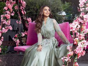 For this occasion, Balqees chose a striking look (Source: @balqeesfathi Instagram)