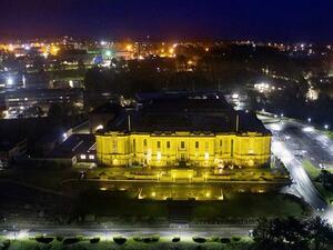 The National Library of Wales in Aberystwyth (Twitter)