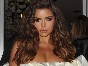 Demi was also up to her old tricks as she shared selfies while wearing a risqué bikini top which flashed some underboob during her trip to Jordan(Twitter)