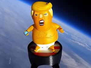 Baby Trump 'bobble-head'  (Twitter)