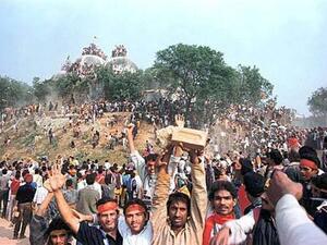 Exactly 27 years ago, on 6th December 1992, a large group of Hindu activists demolished the 16th-century Babri Mosque in the city of Ayodhya (Twitter) 