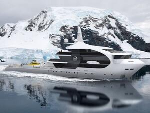 Italian shipyard Rosetti Superyachts has unveiled a 65 metre ice-classed explorer concept named Project Orca (Twitter)
