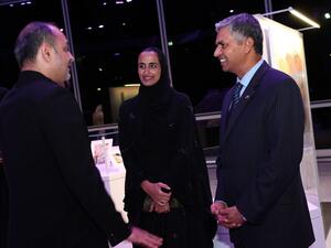 يعدّ العمل الفني الفريد من نوعه عالميًا في مؤسسة قطر آخر إبداعات الفنان الراحل مقبول فداء حسين