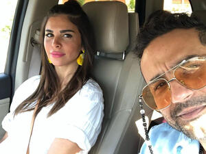 Instagram pioneers circulated a video of Karim kissing his wife at the party