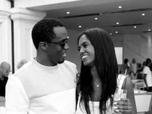 The tender black and white video showed clips of the pair singing and dancing together