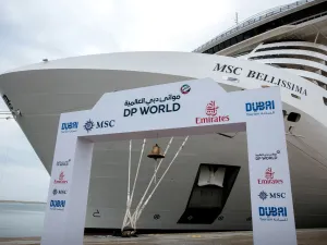 MSC Bellissima will make 17 calls and spend 35 days in Dubai
