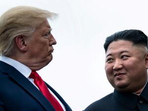US President Donald Trump has met three times with North Korean leader Kim Jong Un to discuss Pyongyang's nuclear program (AFP Photo/Brendan Smialowski)