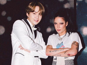 Halsey and South Korean singer Suga have teamed up on a new song.