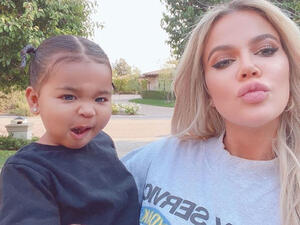 The child was darling as she modeled her Christmas time look.