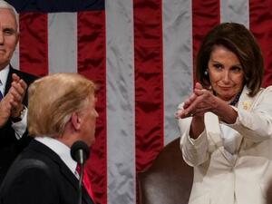 Donald Trump and Nancy Pelosi (Twitter)
