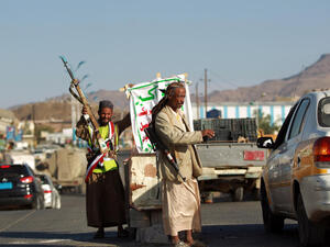"تم إسقاط طائرة الاستطلاع المقاتلة في الجوف بصاروخ أرض جو