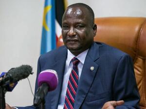 Le premier vice-président sud-soudanais Taban Deng Gai.  Akuot CHOL / AFP