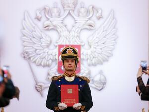 The bill on the amendments, available on the website of the lower house State Duma, proposed changes including the transfer of some power away from the presidency. Alexander Zemlianichenko / POOL / AFP