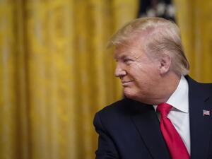 U.S. President Donald Trump speaks in the East Room of the White House during an event with U.S. mayors on January 24, 2020 in Washington, DC. Drew Angerer / GETTY IMAGES NORTH AMERICA / AFP