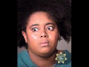 Jasmine Renee Campbell, 23, is accused of causing the victim irrevocable psychological damage. (Multnomah County Sheriff's Office)