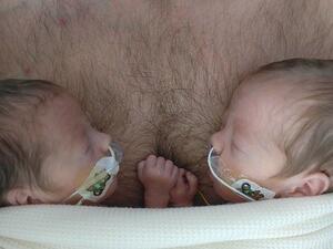 When they refused, their surrogate then reportedly texted them to say they would not be putting Steven - the biological father - on the birth certificate and refused to sign a parental order giving parental responsibility to him and Marc (dailymail)