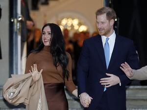 Harry and Meghan travelled direct to today's engagement from a private visit to The Hubb