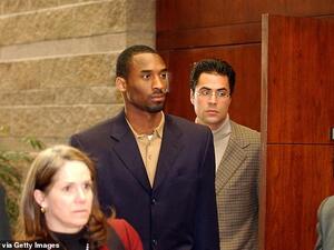 Bryant (seen above in Eagle County Justice Center in Eagle, Colorado, in January 2004) was arrested and charged with sexual assault and false imprisonment after a 19-year-old woman alleged he raped her in a local hotel room. (AFP/ File Photo)