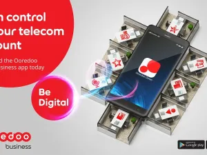 Ooredoo’s B2B App’s services and features are manageable 24/7 on the go, 