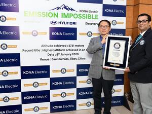 هيونداي كونا تدخل موسوعة غينيس العالمية برقم قياسي عالمي جديد