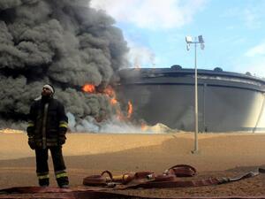 The disruption to oil exports is expected to more than halve the country's daily crude production, to 500,000 barrels from 1.3 million barrels. (AFP/ File Photo)