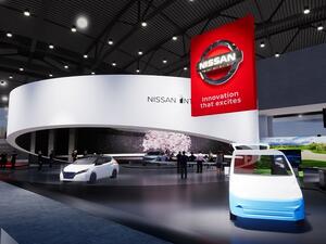 نيسان تلقي الضوء على سيارة "أريا" الاختبارية وحسن الضيافة اليابانية في معرض الإلكترونيات الاستهلاكية