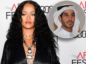 "Rihanna broke his heart" (source: @lifeandstyleweekly Instagram)