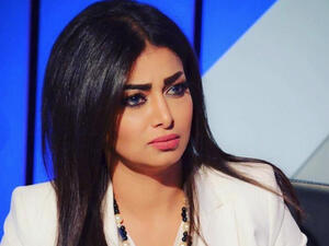 Sahar appeared on the show wearing black clothes