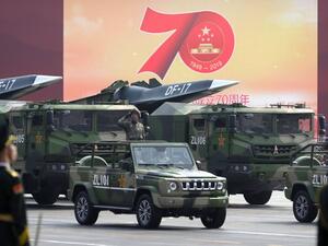 Beijing also showed off its DF-26 missile, known as the “Guam Killer” (Twitter)