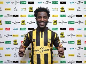  The 31-year-old striker has found a new home in Saudi Arabia after going six months without a club (Photo: @ittihad)