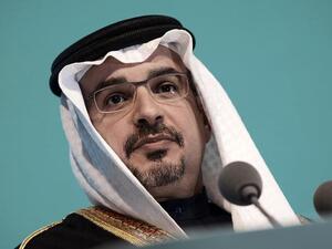 Bahrain's Crown Prince Salman bin Hamad al-Khalifa speaks during the IISS summit in Manama. (AFP/ File Photo)