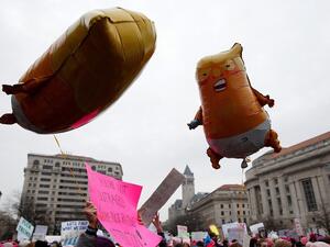 Demonstrations Against Trump (Twitter)