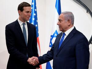 Jared Kushner with Israel's Netanyahu. (AFP)