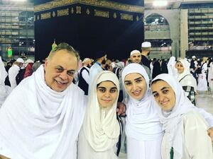 روجينا و عائلتها يستقبلون العام الجديد في الحرم المكي