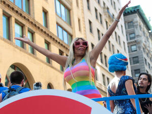 Wendy Williams celebrating World pride parade held in Manhattan, and also 50th anniversary of the Stonewall Riots. (Shutterstock/ File Photo)