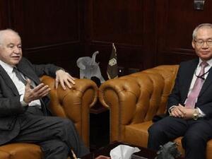 أبوغزاله وسفير كوريا الجنوبية يبحثان التعاون في المجالات الأكاديمية والمهنية