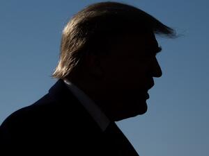 US President Donald Trump speaks to the press prior to departing on Marine One from the South Lawn of the White House in Washington, DC, February 23, 2020, leaving on a 2-day trip to India. Trump is heading to India for his first visit there. United by mistrust of China, Trump's visit will see deals in defence and other areas, including potentially the supply of six nuclear reactors, the fruit of a landmark atomic accord in 2008.The visit will be big on optics, with Modi and Trump appearing at a rally at th