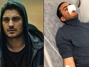 Mancy, right, was a stunt double for Çağatay Ulusoy, left, in the “The Protector.” (duvarenglish.com)