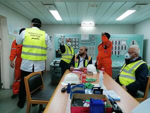 The crew of every ship entering the Kingdom’s territorial waters is subject to a physical examination by an experienced medical staff, according to Director General of the Jordan Maritime Commission Mohammad Salman (Photo courtesy of Jordan Maritime Commission)