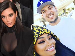 بلاك شاينا وكيم كارداشيان