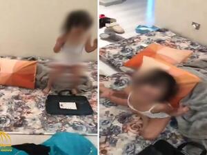 طفلة تتعرض للتعذيب