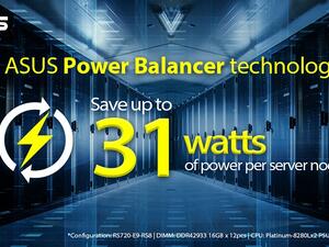 ASUS Announces Exclusive Power Balancer Technology and Servers With New 2nd Gen Intel Xeon Scalable Processors 